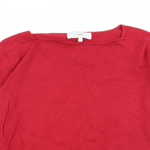 NEXT Womens Red   Pullover Jumper Size 10
