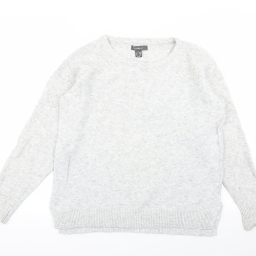 Primark Womens Grey Polka Dot  Pullover Jumper Size 10