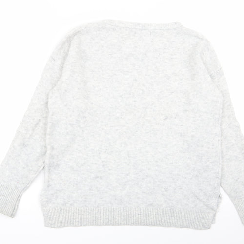 Primark Womens Grey Polka Dot  Pullover Jumper Size 10