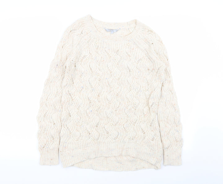 Red Herring Womens Beige   Pullover Jumper Size 10