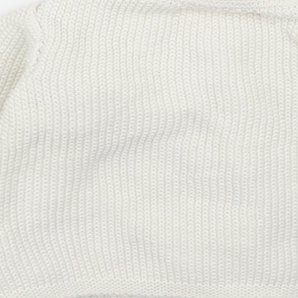 Little Bird Girls White   Cardigan Jumper Size 6-9 Months