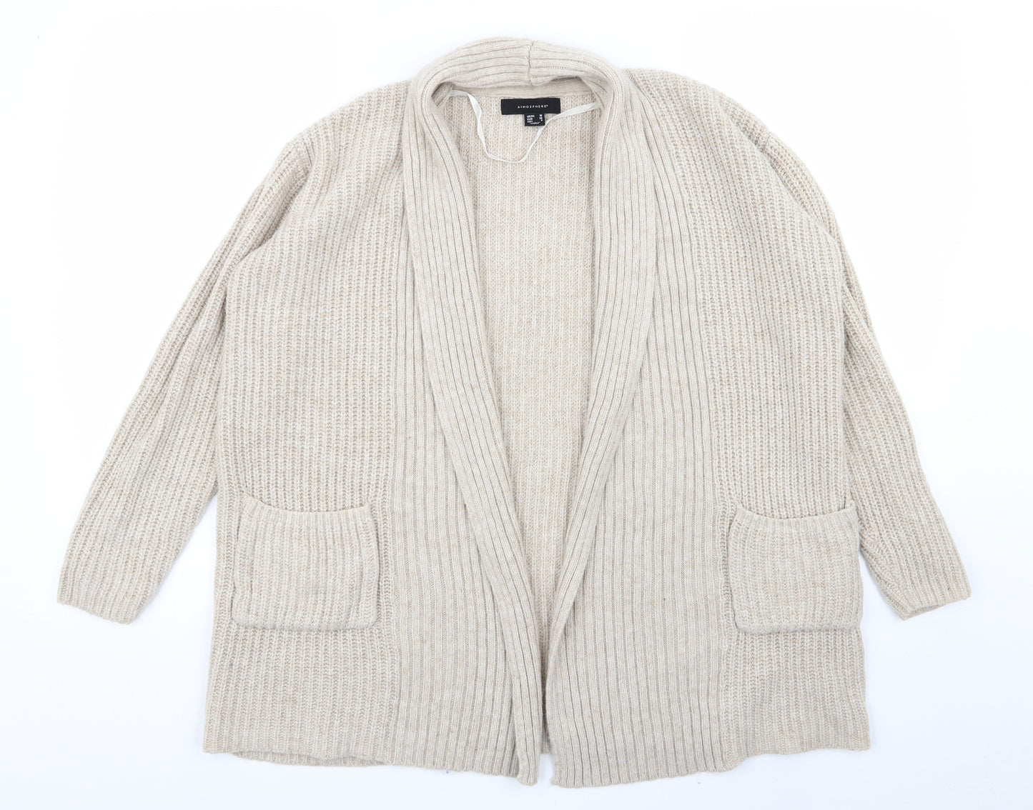Primark Womens Beige   Cardigan Jumper Size 10