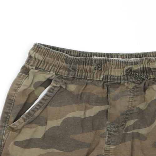 denim and co Boys Multicoloured Camouflage  Chino Shorts Size 3-4 Years