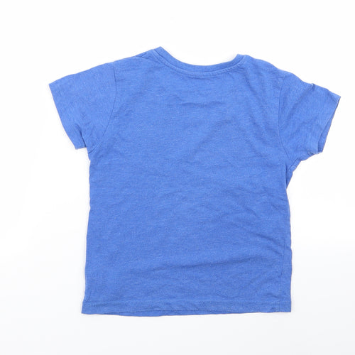 Primark Boys Blue   Basic T-Shirt Size 5-6 Years