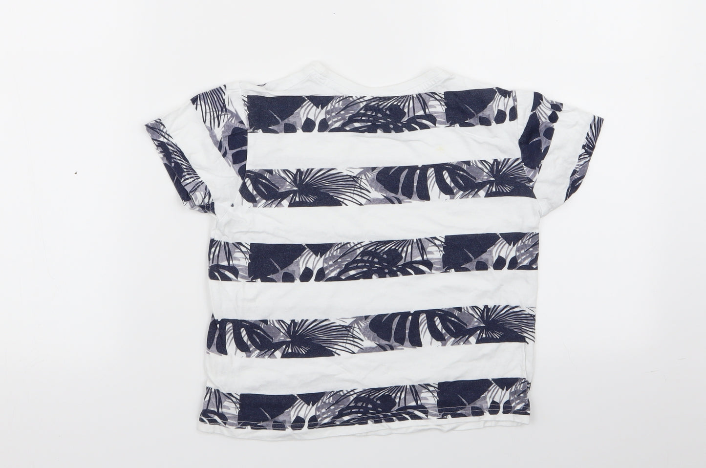 Primark Boys Multicoloured Striped  Basic T-Shirt Size 5-6 Years