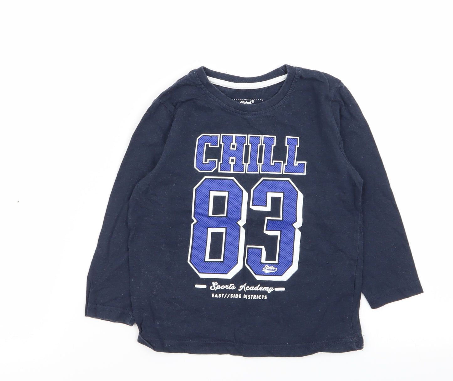 Primark Boys Blue   Basic T-Shirt Size 3-4 Years