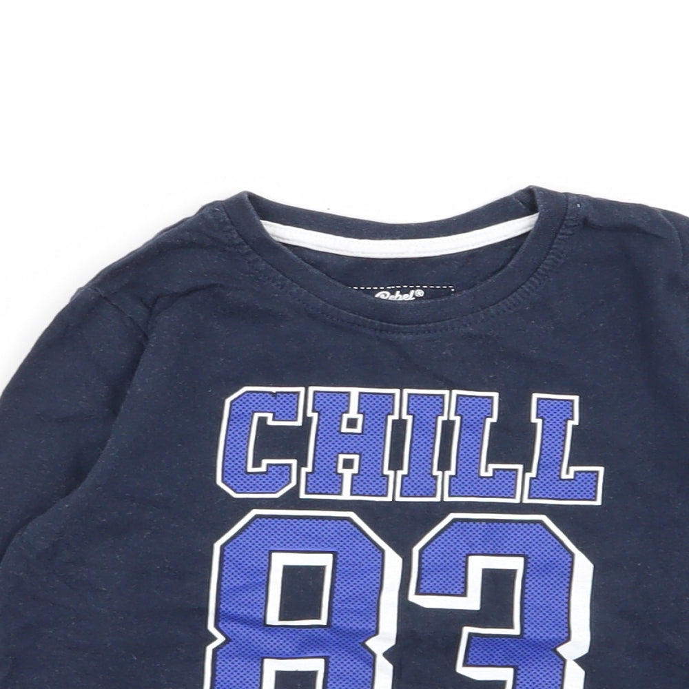 Primark Boys Blue   Basic T-Shirt Size 3-4 Years