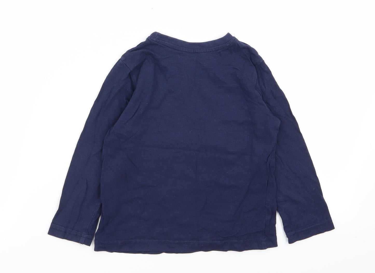 Primark Boys Blue   Basic T-Shirt Size 2-3 Years