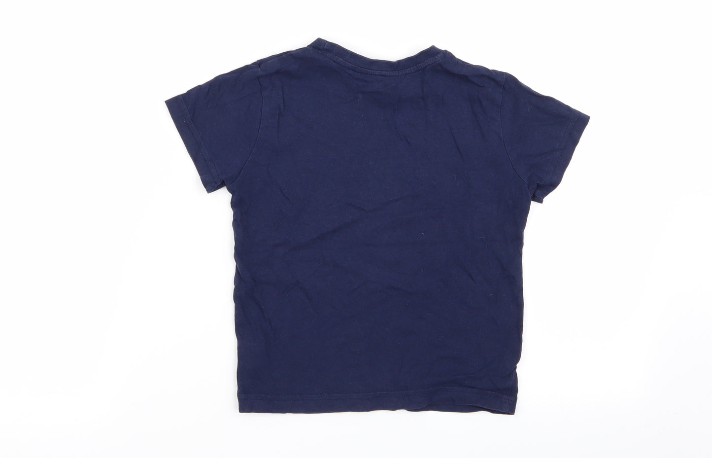 Primark Boys Blue   Basic T-Shirt Size 3-4 Years