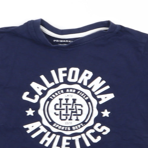 Primark Boys Blue   Basic T-Shirt Size 3-4 Years