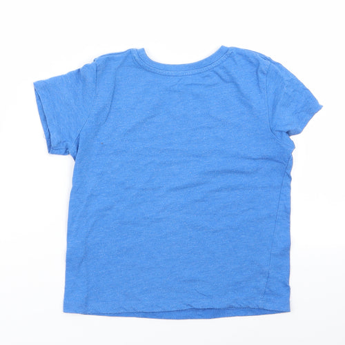 Primark Boys Blue   Basic T-Shirt Size 4-5 Years