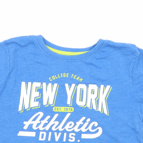 Primark Boys Blue   Basic T-Shirt Size 4-5 Years