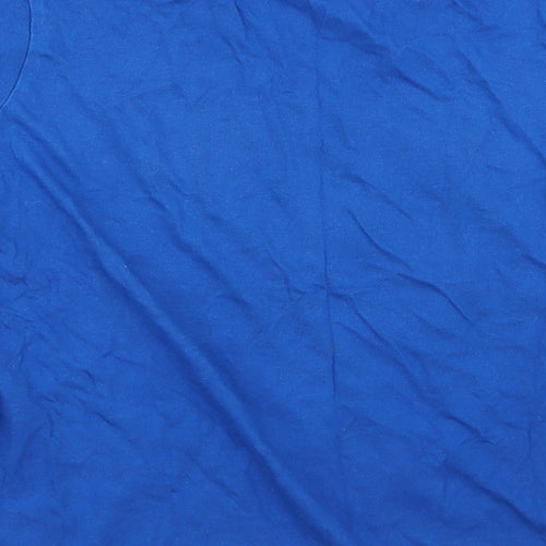 Asda George Boys Blue Geometric  Basic T-Shirt Size 9-10 Years  - playstation