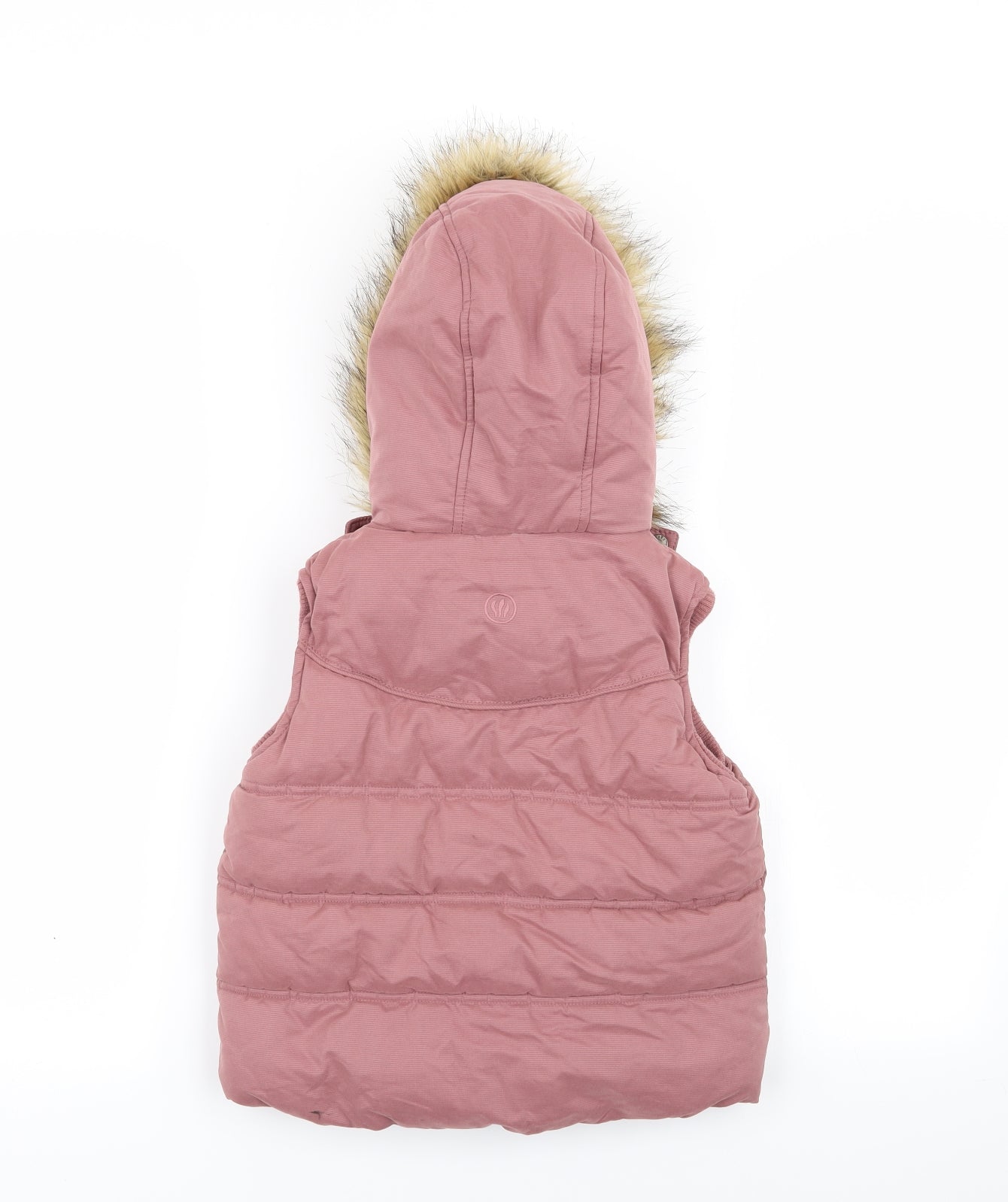 Fat Face Girls Pink   Gilet Coat Size 4-5 Years
