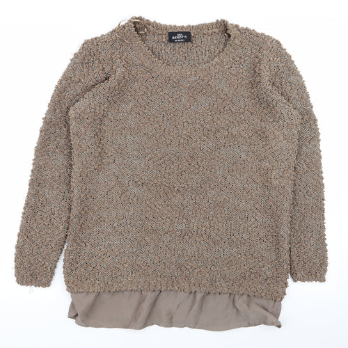 benotti Womens Brown   Pullover Jumper Size M