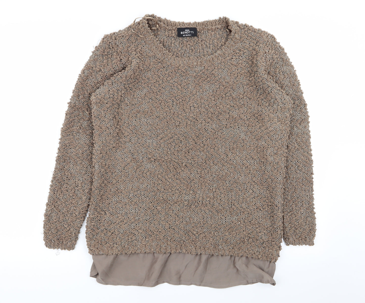 benotti Womens Brown   Pullover Jumper Size M