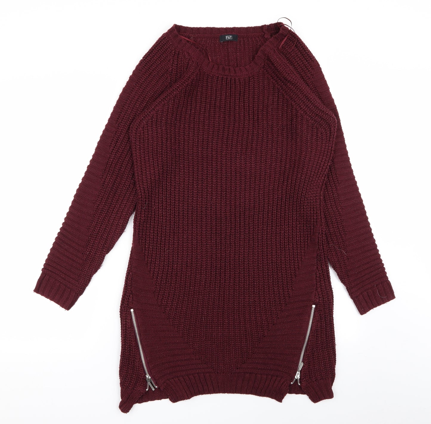 F&F Womens Purple   Jumper Dress  Size 14