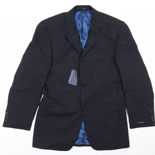 lino verra Mens Blue   Jacket Blazer Size 34