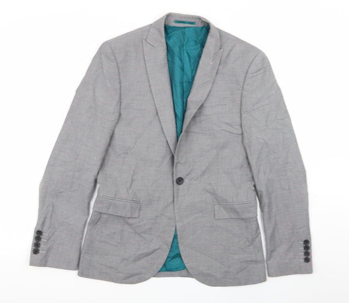 NEXT Mens Grey Jacket Blazer Size 36