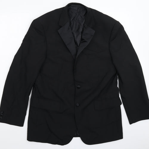 Marks and Spencer Mens Black   Jacket Suit Jacket Size 40  - Dinner