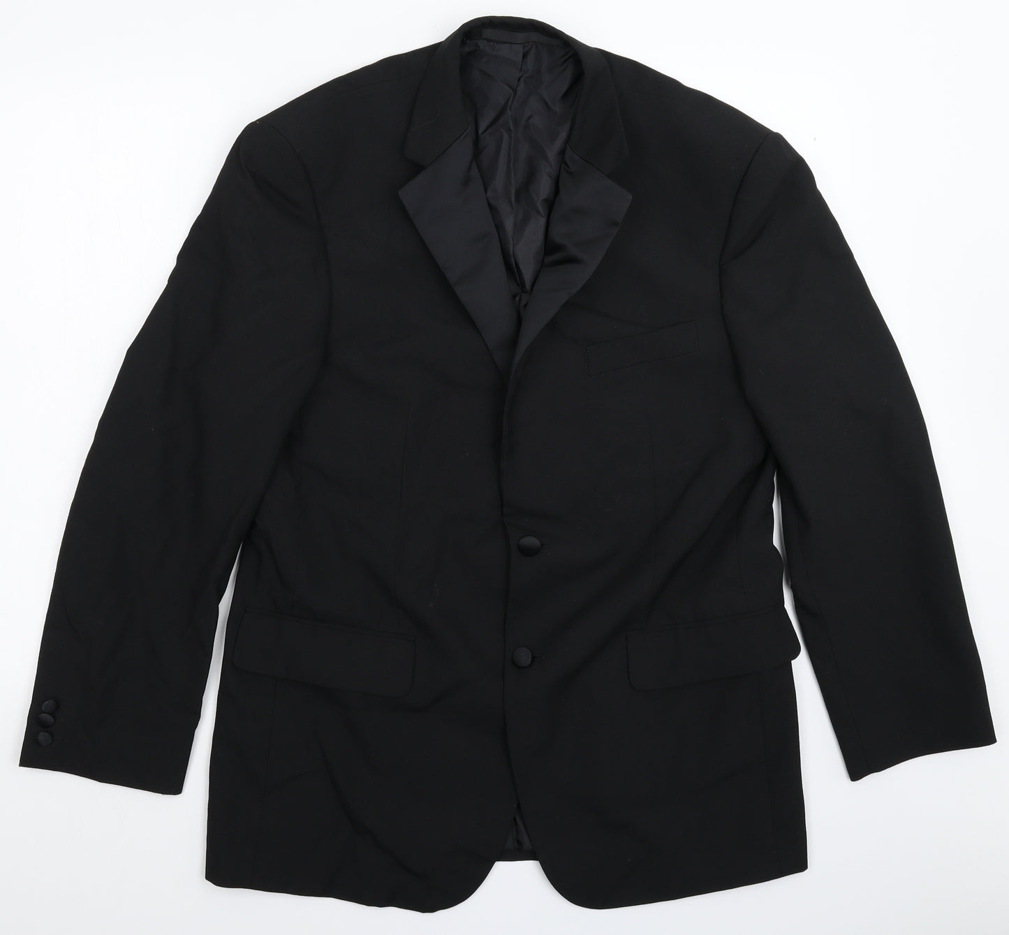 Marks and Spencer Mens Black   Jacket Suit Jacket Size 40  - Dinner