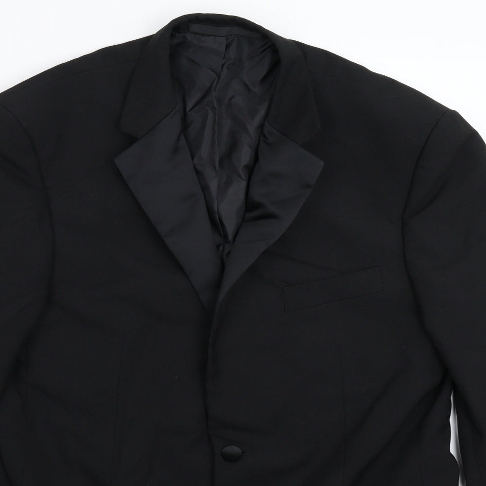 Marks and Spencer Mens Black   Jacket Suit Jacket Size 40  - Dinner