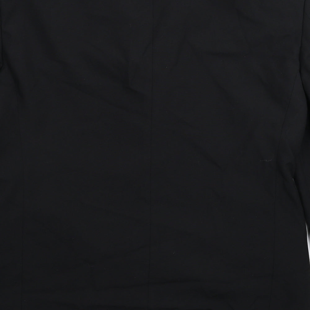 Marks and Spencer Mens Black   Jacket Suit Jacket Size 40  - Dinner