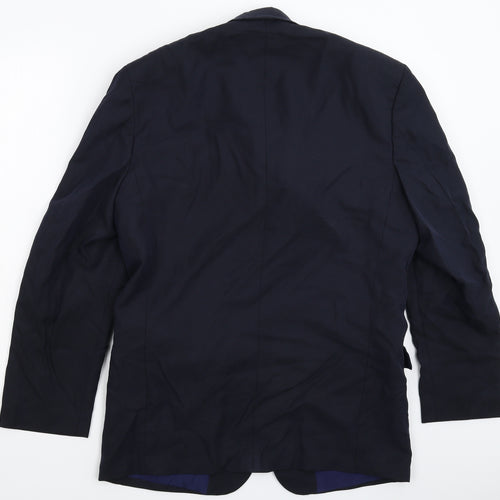 Loretto Mens Blue   Jacket Suit Jacket Size 38