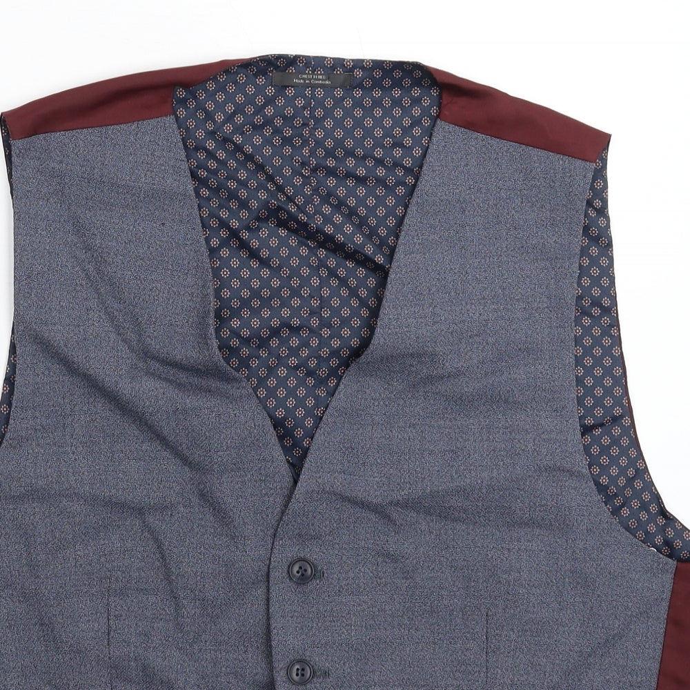 Marks and Spencer Mens Grey   Jacket Suit Waistcoat Size 40