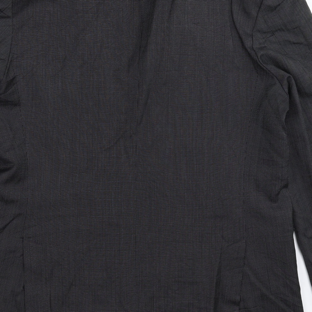Preworn Mens Black   Jacket Suit Jacket Size 40