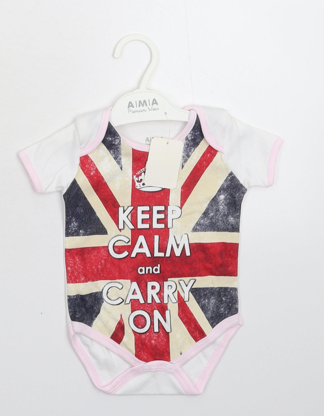 AMA Baby White   Babygrow One-Piece Size 0-3 Months