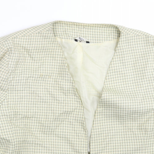 Klass Womens Multicoloured Houndstooth  Jacket Blazer Size 16