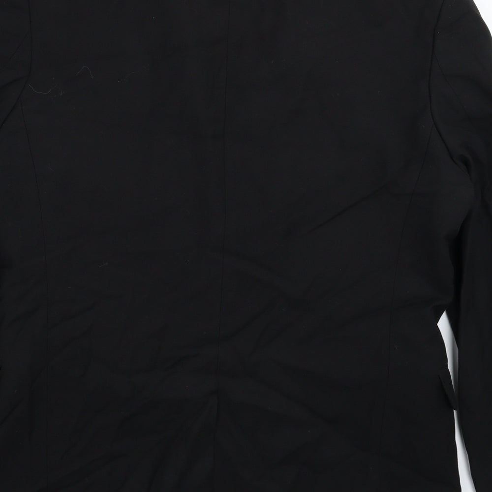 Cedar Wood State Mens Black   Jacket Suit Jacket Size 40