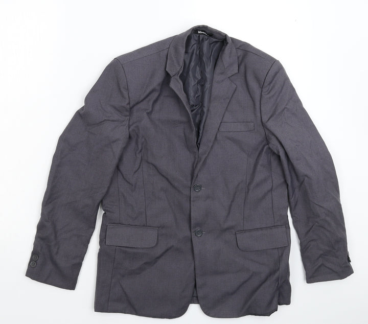 VivaKi Womens Grey   Jacket Suit Jacket Size 12