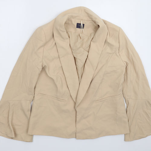 Marks and Spencer Womens Beige   Jacket Blazer Size 14
