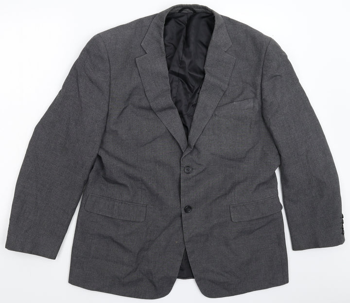 Burton Mens Grey Jacket Suit Jacket Size 42