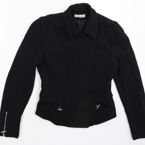 Clasen Womens Black   Jacket Blazer Size M