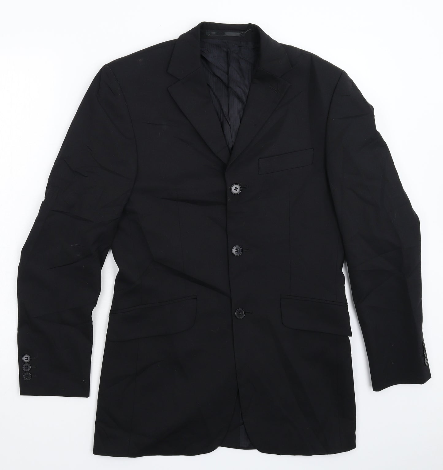 Karl Jackson  Mens Black   Jacket Suit Jacket Size 34