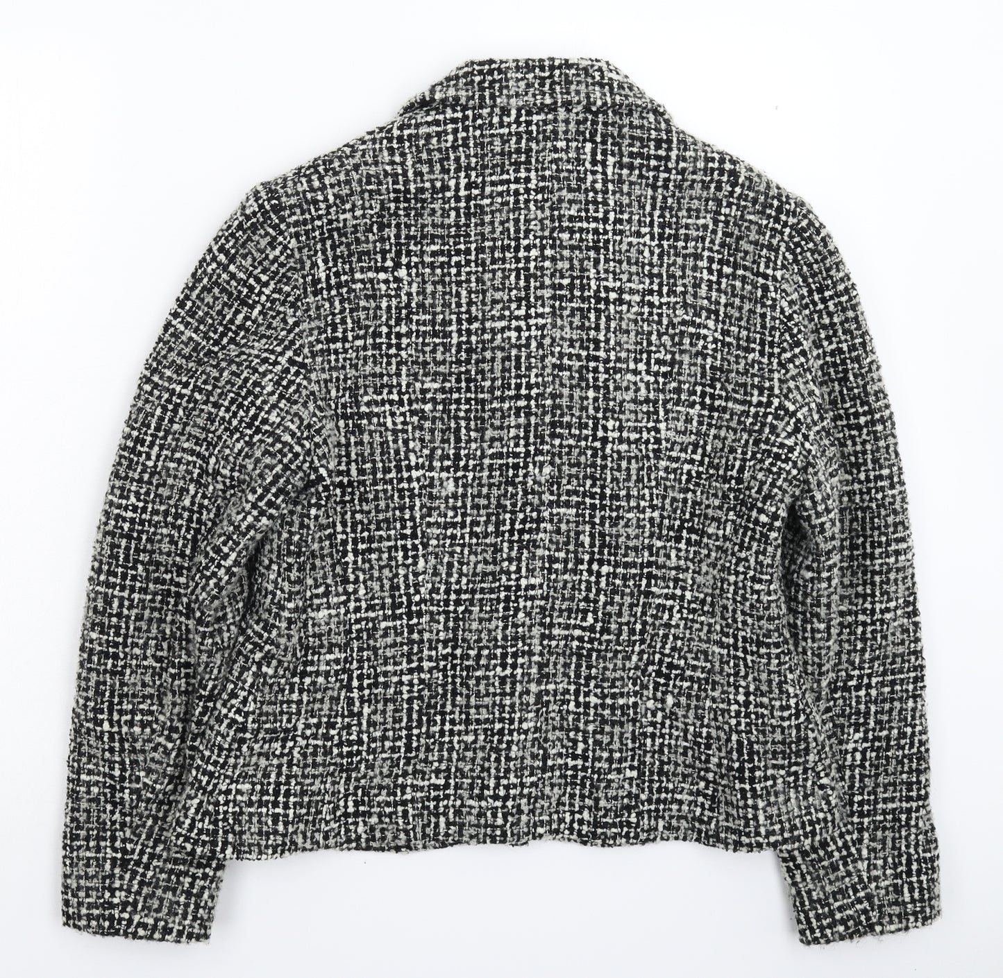 Preworn Womens Grey Check  Jacket Blazer Size M