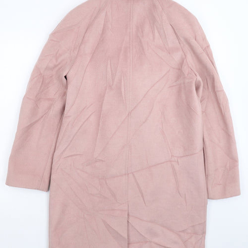 Marks and Spencer Womens Pink   Overcoat Coat Size 10