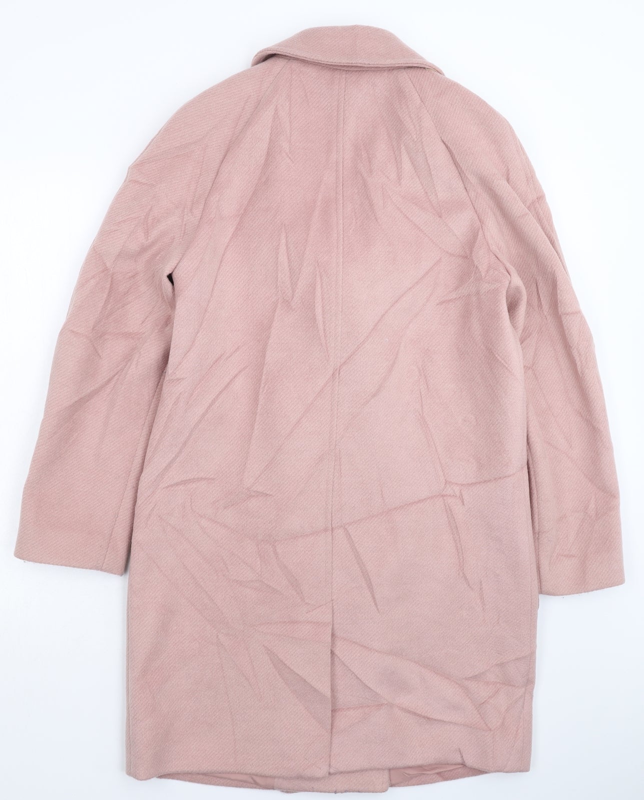 Marks and Spencer Womens Pink   Overcoat Coat Size 10