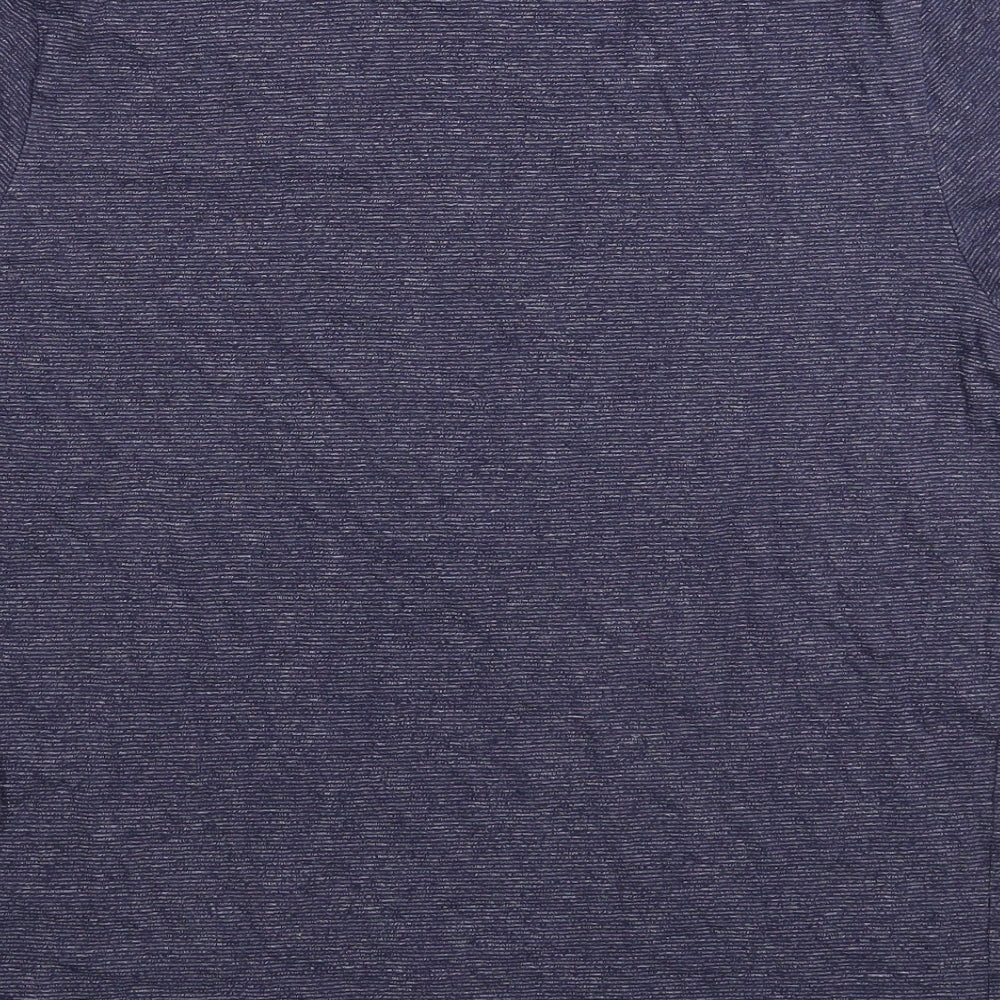 TU Mens Blue Striped   T-Shirt Size M