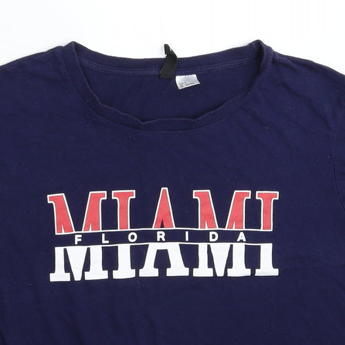 Divided Womens Blue   Basic T-Shirt Size S
