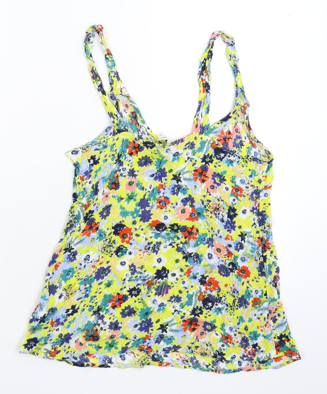 NEXT Womens Multicoloured Floral Rayon Basic Tank Size 14