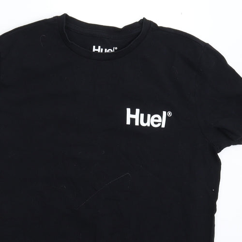 Huel Mens Black    T-Shirt Size S