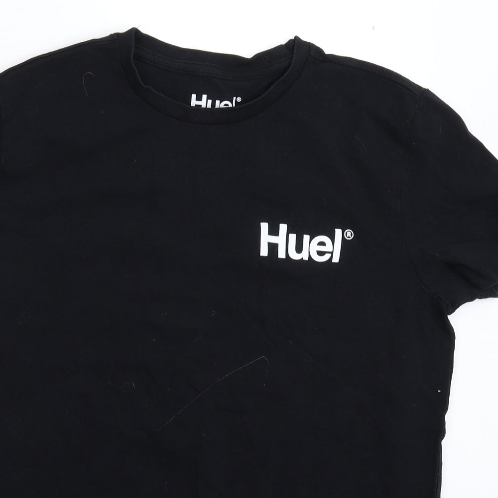 Huel Mens Black    T-Shirt Size S