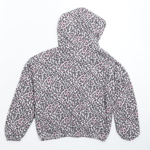 Preworn Womens Multicoloured Animal Print  Pullover Hoodie Size M