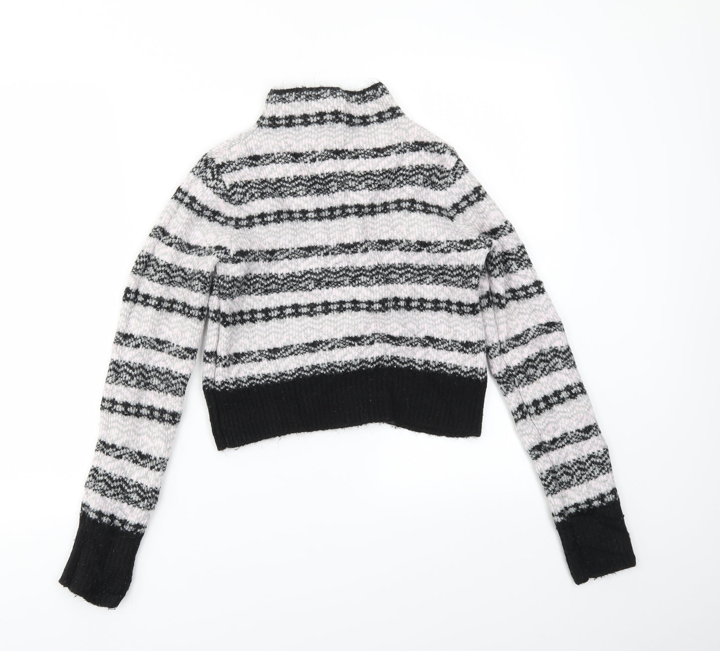 Topshop Womens Pink Argyle/Diamond  Pullover Jumper Size 8