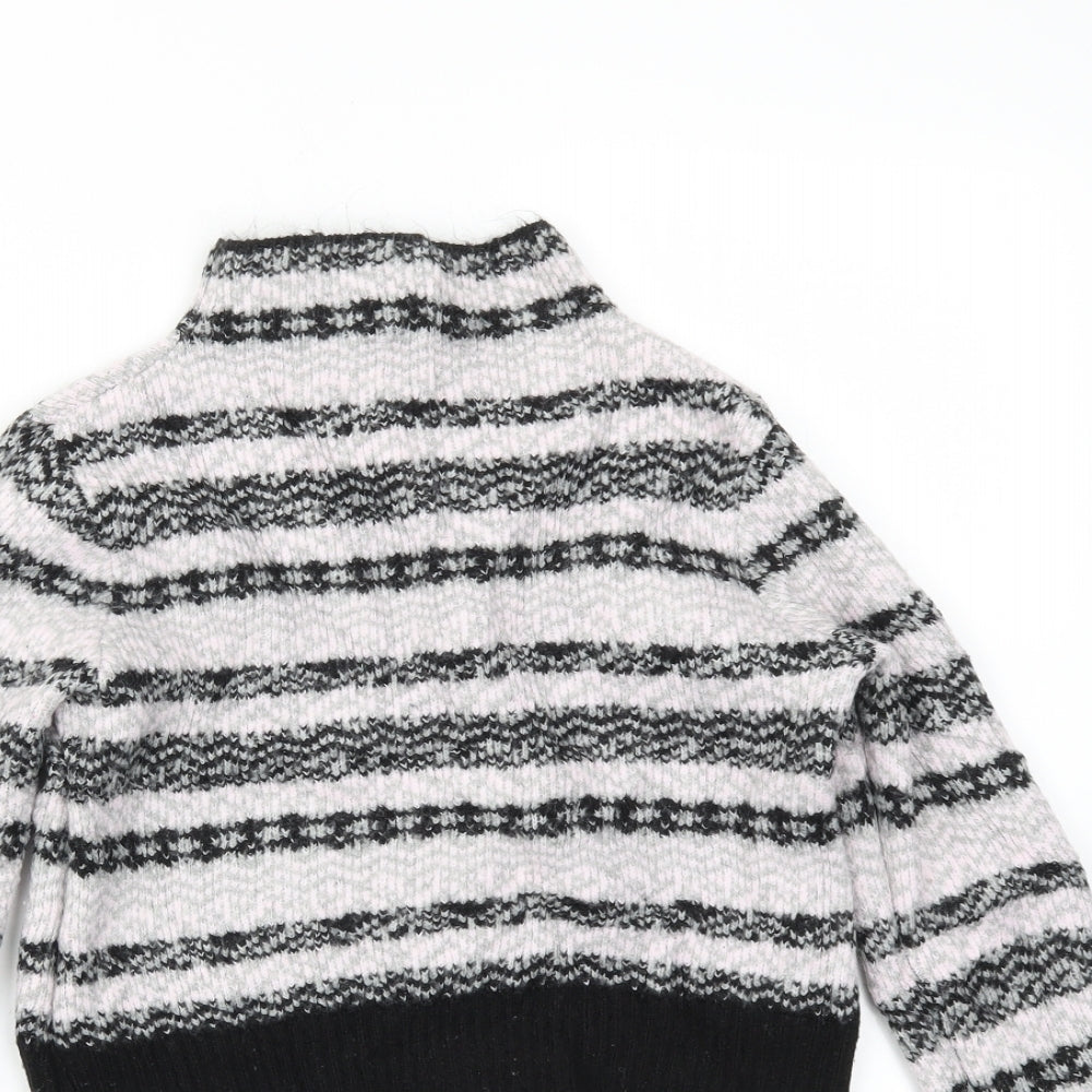 Topshop Womens Pink Argyle/Diamond  Pullover Jumper Size 8