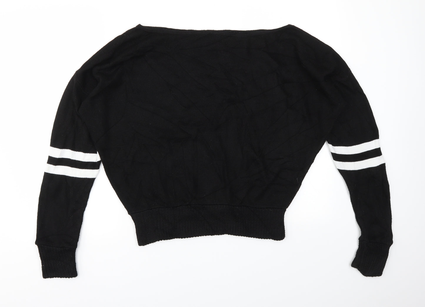 Misspap Womens Black   Pullover Jumper Size M